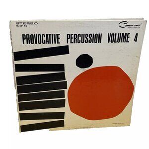 Provocative Percussion (Vol. 4) (Vinyl, 1962) Command RS 834 SD Good+ LP Record